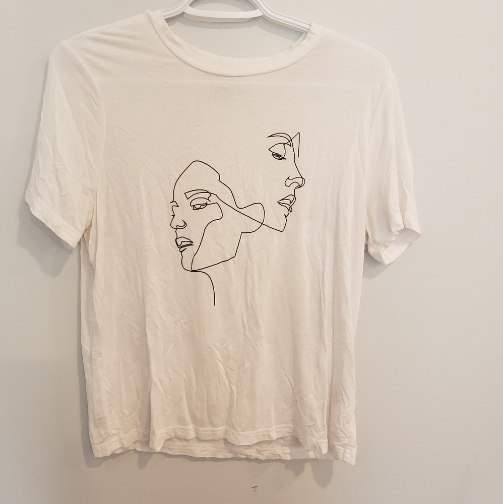 2/10 🌞 White Dynamite minimalist graphic tshirt